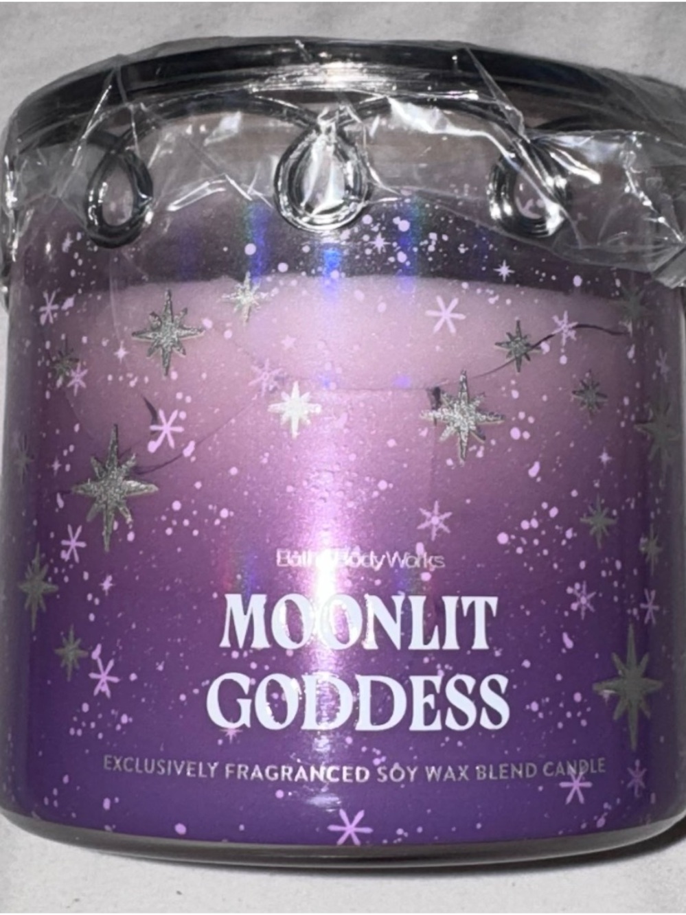 NEW Rare Moonlit Goddess  3-Wick Candle 25-45 burn hours 14 oz Bath & Body Works